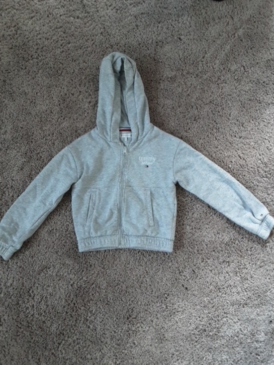 Tommy Hilfiger Other - Tommy Hilfiger Light Gray Kids Zip Hoodie